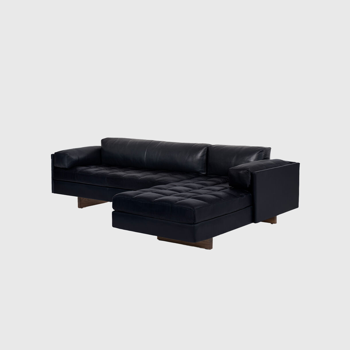 Asymmetric Corner Sofa, Leather